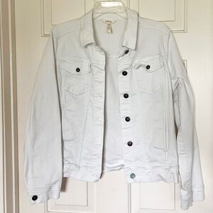 White Denim Jacket